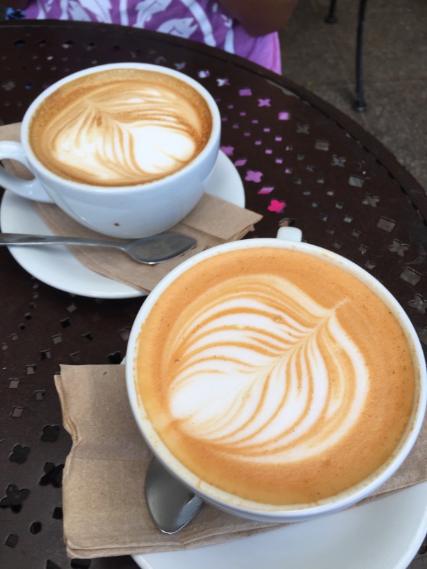 Spanish Latte and Thai Tea Latte